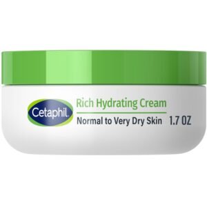 CETAPHIL Rich Hydrating Night Cream For Face, With Hyaluronic Acid, 1.7 oz