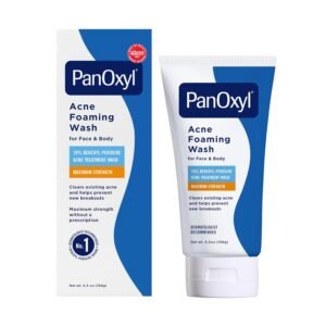 PanOxyl 10% Benzoyl Peroxide Acne Foaming Wash, 5.5 Oz Tube