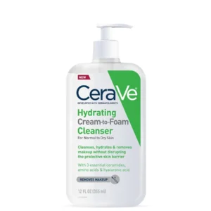 CeraVe Hydrating Cream-to-Foam Cleanser Normal to Dry Skin